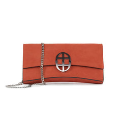  La Tremenda Amaltea Pochette|Colore:Arancio suede - Logo Brunito