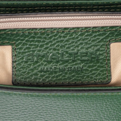 Santa Amaltea Borsa|Colore:Verde sottobosco - Logo Oro