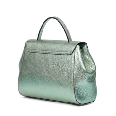 Santa Curvy Amaltea Borsa|Colore:Verde coda di sirena - Logo Brunito