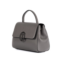 Santa Amaltea Borsa|Colore:Grigio - Logo Brunito