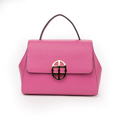 Santa Amaltea Borsa|Colore:Fucsia - Logo Oro