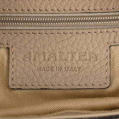 Santa Amaltea Borsa|Colore:Beige - Logo Oro