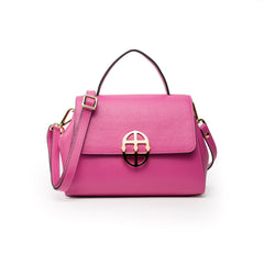 Santa Amaltea Borsa|Colore:Fucsia - Logo Oro