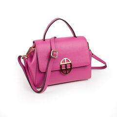 Santa Amaltea Borsa|Colore:Fucsia - Logo Oro