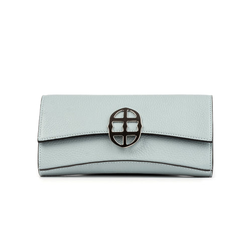 La Tremenda Amaltea Pochette|Colore:Acqua marina - Logo Argento