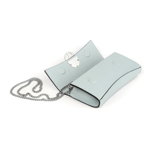 La Tremenda Amaltea Pochette|Colore:Acqua marina - Logo Argento