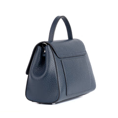 Santa Amaltea Borsa|Colore:Blu - Logo Argento