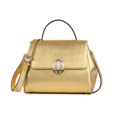 Santa Curvy Amaltea Borsa|Colore:Oro Lollo