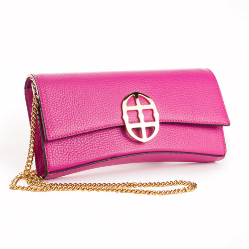 La Tremenda Amaltea Pochette|Colore:Fucsia - Logo Oro