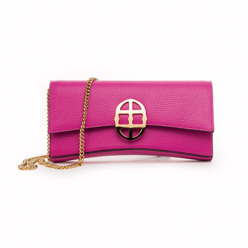 La Tremenda Amaltea Pochette|Colore:Fucsia - Logo Oro