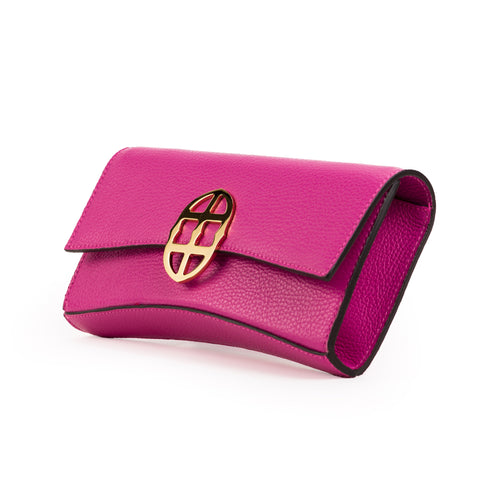 La Tremenda Amaltea Pochette|Colore:Fucsia - Logo Oro