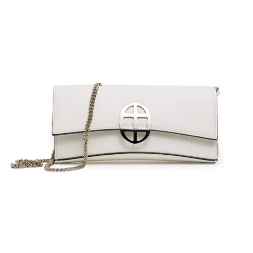 La Tremenda Amaltea Pochette|Colore:Bianco - Logo Argento