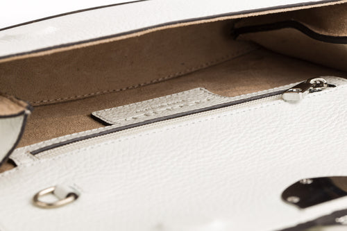 La Tremenda Amaltea Pochette|Colore:Bianco - Logo Argento