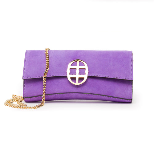 La Tremenda Amaltea Pochette|Colore:Glicine Regina Elisabetta - Logo Oro