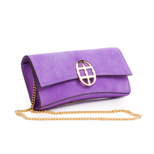 La Tremenda Amaltea Pochette|Colore:Glicine Regina Elisabetta - Logo Oro