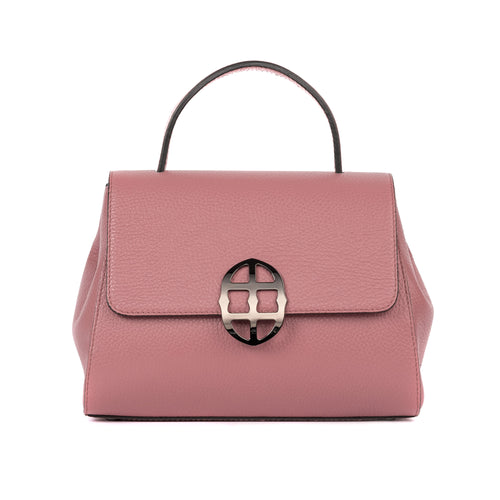 Santa Amaltea Borsa|Colore:Rosa cipria - Logo Brunito