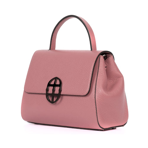 Santa Amaltea Borsa|Colore:Rosa cipria - Logo Brunito