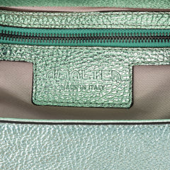 Santa Curvy Amaltea Borsa|Colore:Verde coda di sirena - Logo Brunito