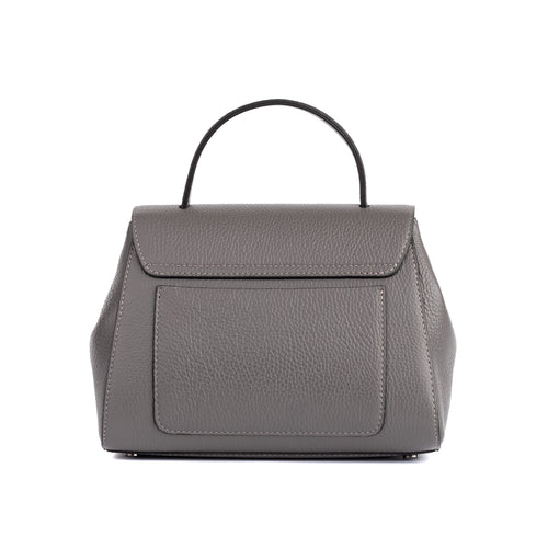 Santa Amaltea Borsa|Colore:Grigio - Logo Brunito