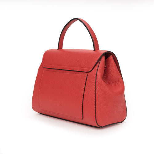 Santa Amaltea Borsa|Colore:Rosso - Logo Argento