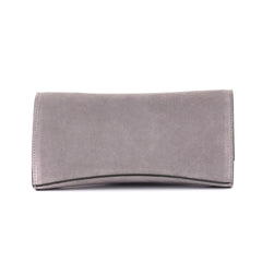  La Tremenda Amaltea Pochette|Colore:Grigio suede - Logo Argento