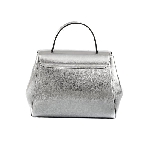 Santa Curvy Amaltea Borsa|Colore:Argento Lollo