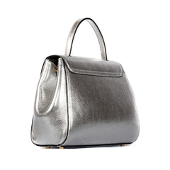 Santa Curvy Amaltea Borsa|Colore:Argento Lollo