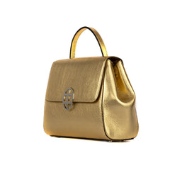 Santa Curvy Amaltea Borsa|Colore:Oro Lollo