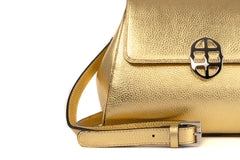 Santa Curvy Amaltea Borsa|Colore:Oro Lollo